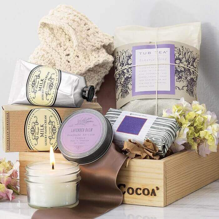 Olive & Cocoa Serenity Spa Herbal Luxury Gift Basket